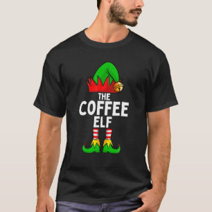 Coffee Elf Matching Family Christmas T-Shirt