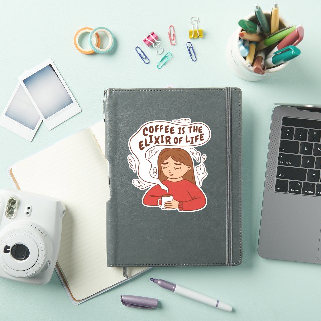COFFEE ELIXIR QUOTE  (iPad Cover)