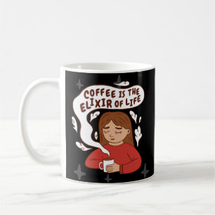 COFFEE ELIXIR QUOTE  MUG