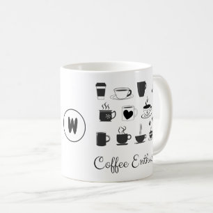 Coffee Enthusiast Gift for Lovers Custom Name Mug