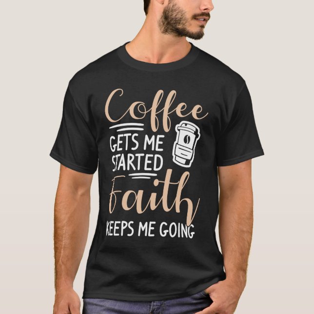 Coffee  Espresso Barista Cappuccino Latte T-Shirt (Front)