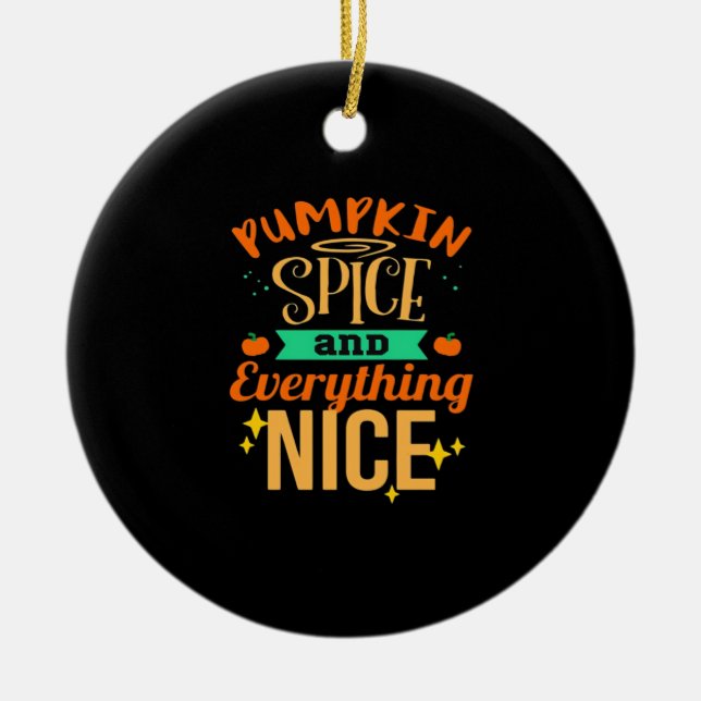 Coffee - Everything Nice Fitted Ceramic Ornament (Front)