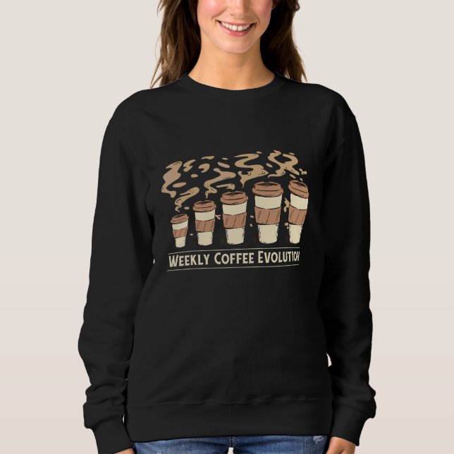 Coffee Evolution Coffee Sweatshirt (Front)