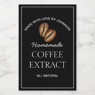 Coffee Extract Label
