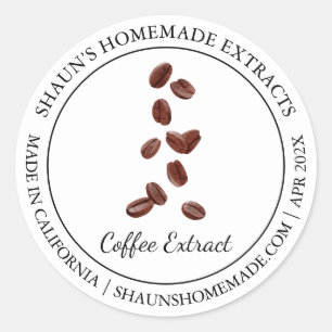 Coffee Extract Modern label
