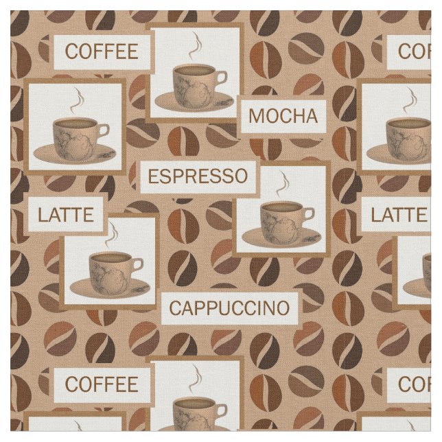 Coffee Fabric (Close Up)