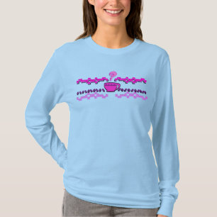 Coffee Fair Isle Dolman Sleeve T-Shirt