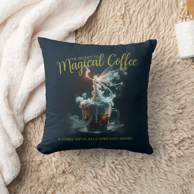 Coffee Fairy Cushion (Blanket)