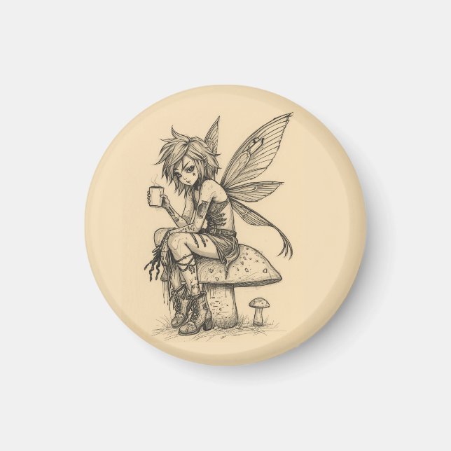 Coffee Fairy Magnet (Front)