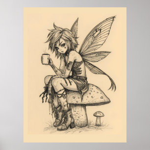 Coffee Fairy Poster