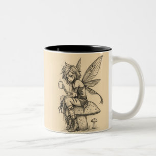 Coffee Fairy Two-Tone Coffee Mug