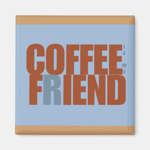 Coffee Fiend Rectangle Magnet