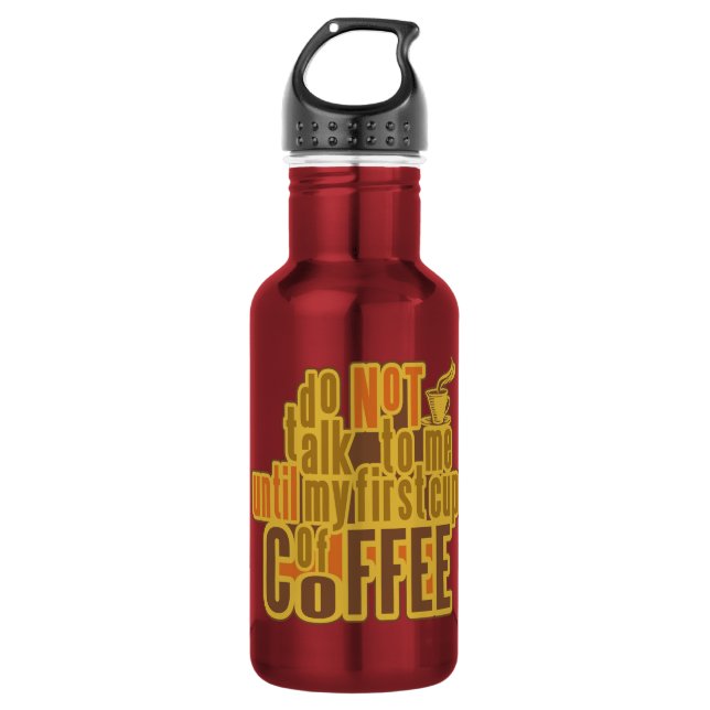 COFFEE FIRST 532 ML WATER BOTTLE (Front)