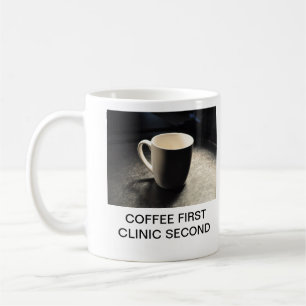 COFFEE FIRST CLINIC SECOND MUG