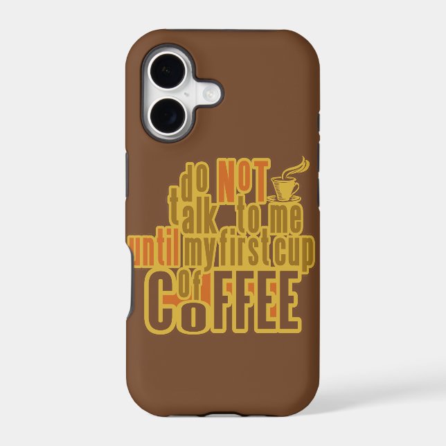 COFFEE FIRST iPhone case-mate (Back)