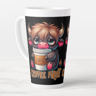 Coffee First  Latte Mug
