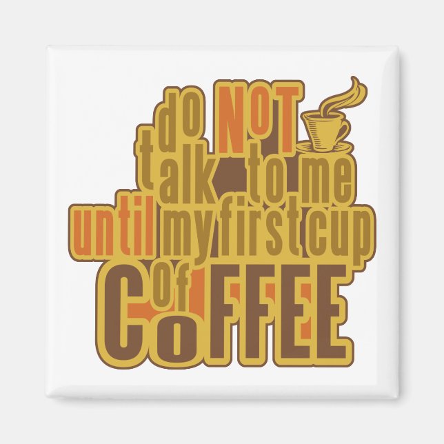 COFFEE FIRST magnet (Front)