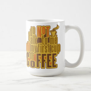 COFFEE FIRST mug - choose style, colour