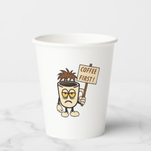 Coffee First! Paper Cups