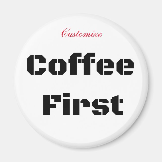 Coffee First Thunder_Cove Magnet (Front)