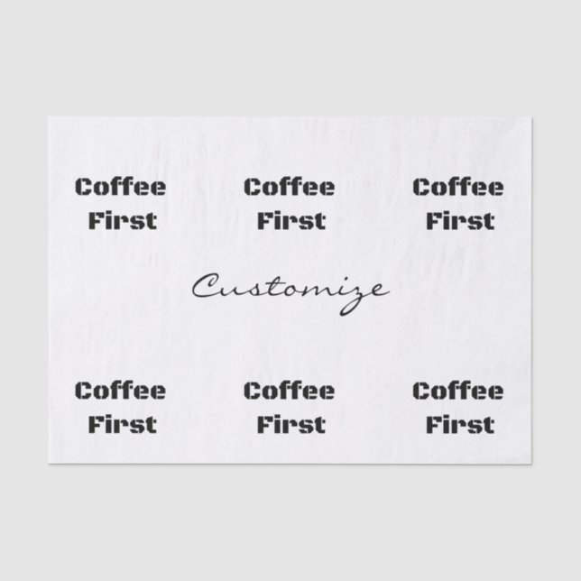 Coffee First Thunder_Cove Tissue Paper (Front)