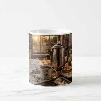 Coffee First, Worries Later – Country Morning Brea Mug