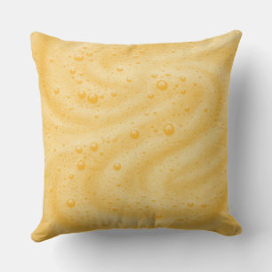 Coffee foam background cushion