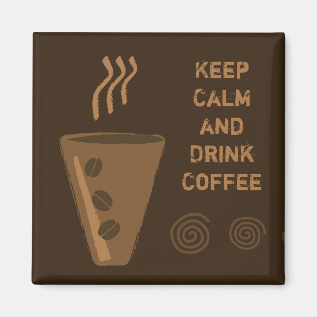 Coffee Fridge Magnet (Front)