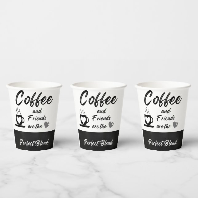 Coffee friendship Specialty Mug Paper Cups (Multi)