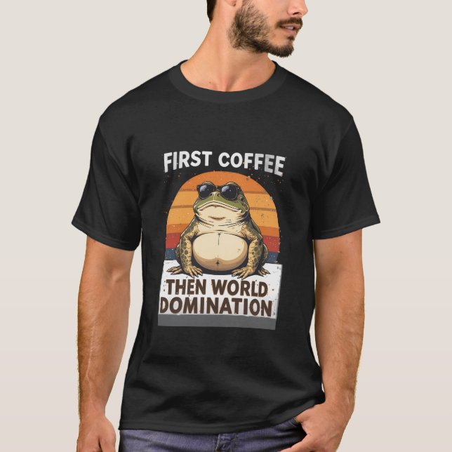 Coffee Frog T-Shirt (Front)