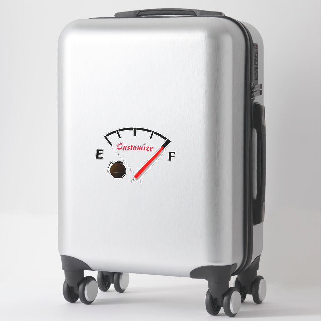 Coffee Fuel Gauge Full Thunder_Cove (Suitcase)