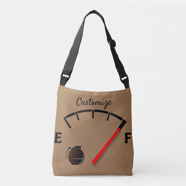 Coffee Fuel Gauge Full Thunder_Cove Crossbody Bag (Front)