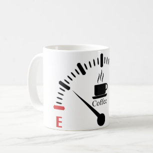 Coffee fuel gauge mug