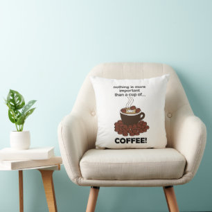 Coffee Funny Coffee Lover Coffee Cushion