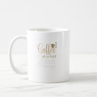 Coffee Gets Me Started Jesus Keeps Me Going Jesus  Coffee Mug