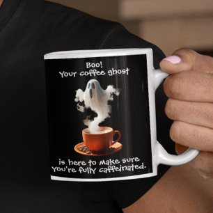 Coffee Ghost Large Coffee Mug