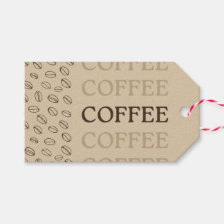 Coffee Gift Tag – Retro Coffee Beans