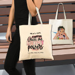 Coffee Gives Me Mummy Powers Customisable Photo Tote Bag<br><div class="desc">Our Coffee Gives Me Mummy Powers photo tote bag is the perfect way to show your mum some love. The colourful graphic, children's names and mum's name, and your personal photo will make her smile every time she uses it. Plus, it's a great way to start her day with a...</div>