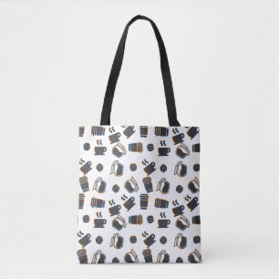 Coffee Glitch Tote Bag