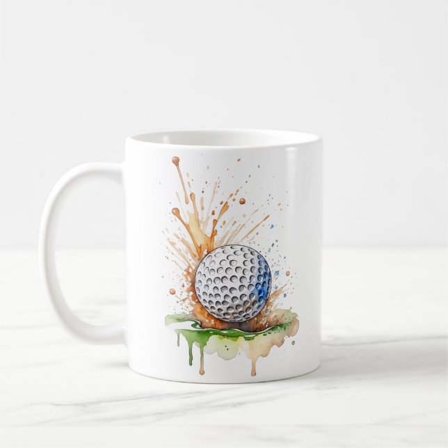 Coffee & Golf Equals Par-fection! Coffee Mug (Left)