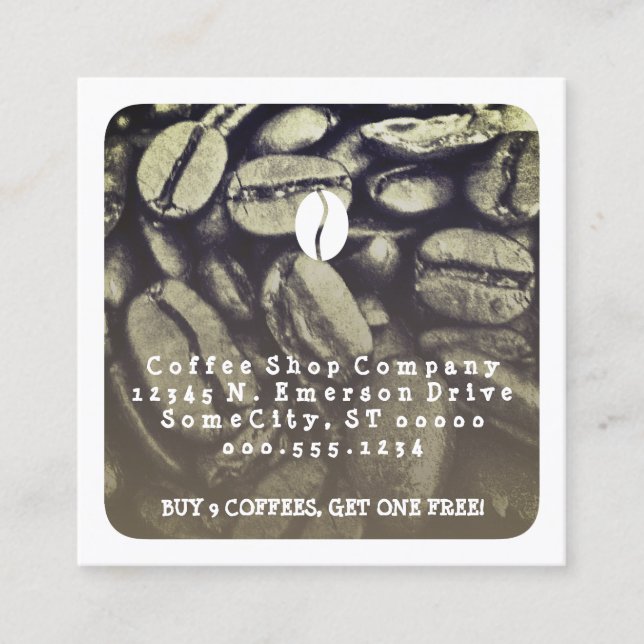 coffee grams loyalty card (Front)
