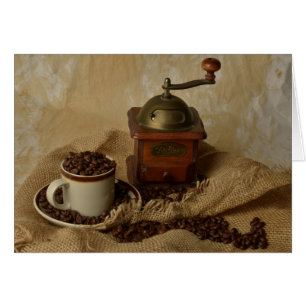Coffee Grinder and Cup