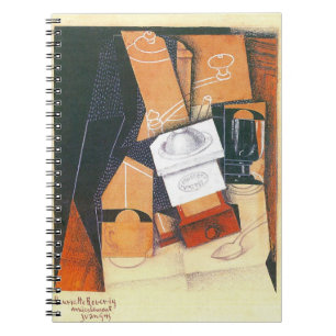 Coffee Grinder by Juan Gris, Vintage Cubism Art Notebook