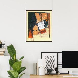 Coffee Grinder by Juan Gris, Vintage Cubism Art Poster