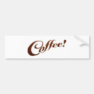 Coffee Grounds Coffee - Bumper Sticker