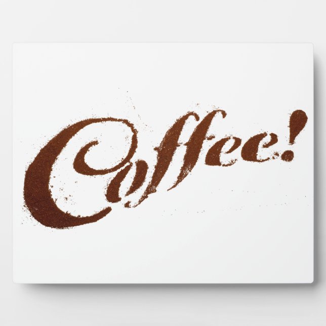 Coffee Grounds Coffee - Plaque (Front)