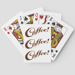 Coffee Grounds Coffee - Playing Cards