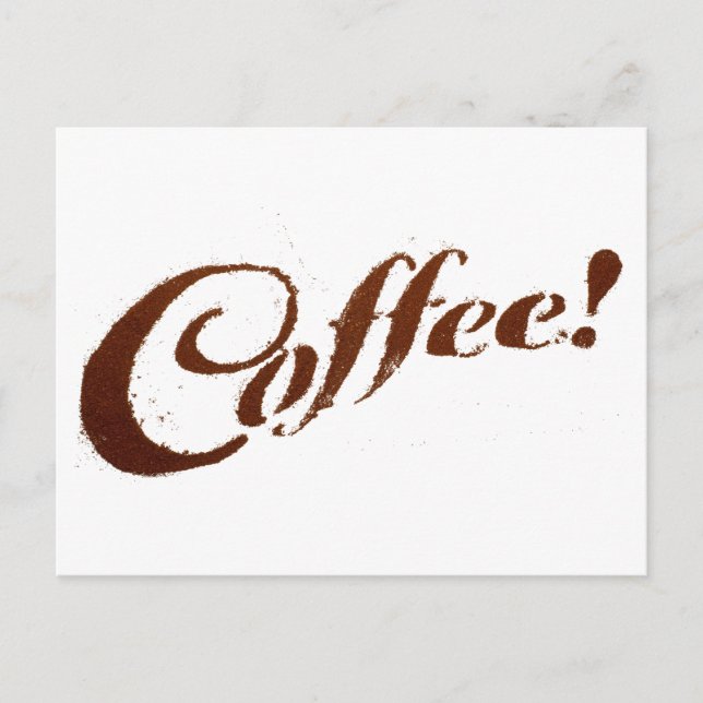 Coffee Grounds Coffee - Post Card (Front)