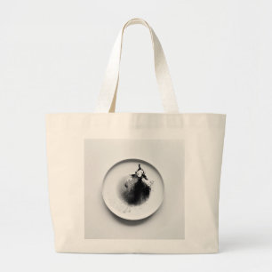 Coffee Grounds Pattern 2 Large Tote Bag
