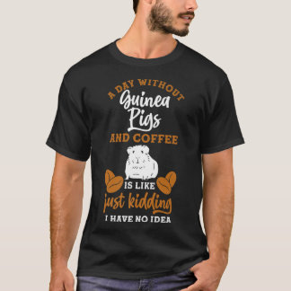 Coffee Guinea Pig Premium446  T-Shirt